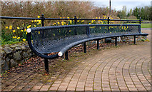 J3581 : Seats, Hazelbank Park, Newtownabbey by Albert Bridge