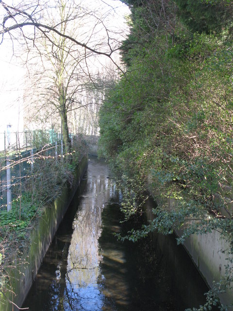 The Pool River north of Lennard Road, BR3 (6)