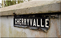 J3873 : Cherryvalley sign, Belfast by Albert Bridge