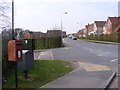 Brook Farm Road & Saxmundham Primary School Postbox