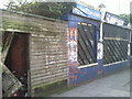 Derelict shop in Sternhold Avenue