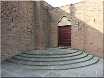SD5106 : St Teresa's Catholic Church, Up Holland, Doorway by Alexander P Kapp