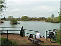 Fishing lake, Eastbrookend Country Park