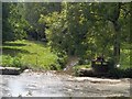 Mill pond overflow