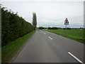 Heading east along the B1450 towards Scunthorpe