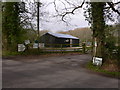 Entrance to equestrian establishment on Fittleworth Road