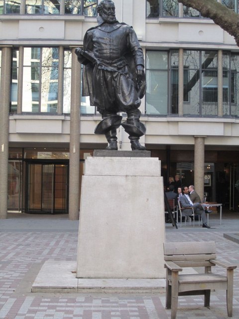 Statue of John Smith (2), Bow Churchyard © Rich Tea :: Geograph Britain ...