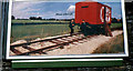 J3474 : "Kit Kat" railway poster, Belfast by Albert Bridge
