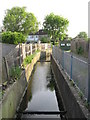 The Chaffinch Brook at the southern end of Clock House Road, BR3 (2)