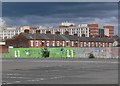 View towards the Leicester Royal Infirmary