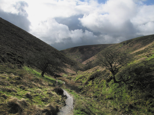 Path to Ashes Hollow. Long Mynd © Dave Croker cc-by-sa/2.0 :: Geograph ...