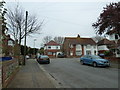 Approaching the boundary of Peverel Road and Ethelwulf  Road