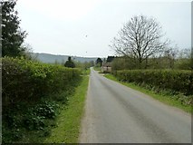 TQ0714 : Clay Lane south to the South Downs by Dave Spicer