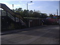 Approach to rear entrance of West Wickham station