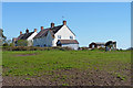 Cottages viewed over the Cow Pasture