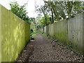 The Plantation, bridleway through residential Storrington