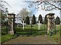 TL6961 : The entrance to Ashley cemetery by Robert Edwards