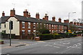 Terraced houses on Newport Road