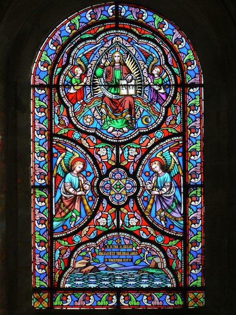 East window, Edlingham Church