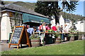 Plant sale outside Greenlink Organic