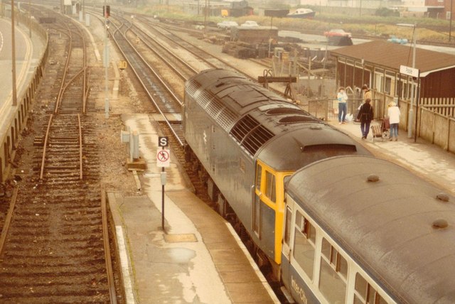 North End of Poole Station, 1984