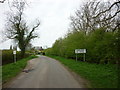 Entering Normanby-by-Spital, Lincolnshire