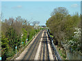 Central Line north of Barkingside station