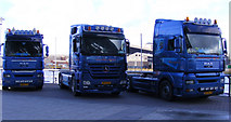 NS5267 : Three Dutch trucks by Thomas Nugent