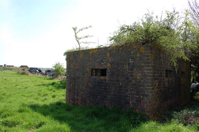 Pillbox at Saxon's Lode © Roger Davies :: Geograph Britain and Ireland