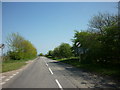 The B1206 Redbourne Mere (road) to Redbourne