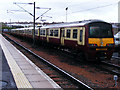 Train at Airdrie station