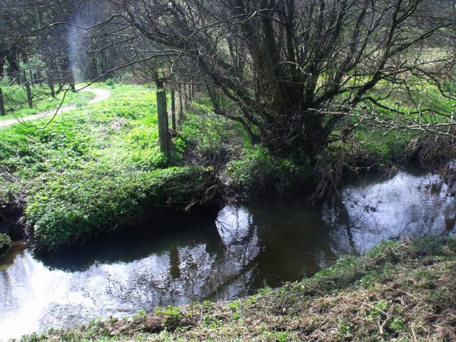Auchincloch Burn and county boundary