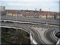 Croydon Flyover, from the roof of the Wandle Road multi-storey car park