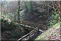 TQ8011 : Footbridge Old Roar Gill by N Chadwick