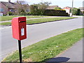 TM2956 : Broad Road & Broadway Postbox by Geographer