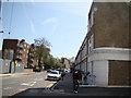 View down Cropley Street from Eagle Wharf Road