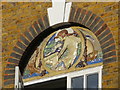 Mermaid on the St. Nicholas Flats, Aldenham Street / Werrington Street, NW1