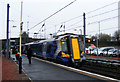 Class 380 train at Kilwinning station