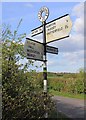 Finger post at end of Brittons Lane