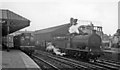 Thornaby Station, with Down freight and a Diesel light-engine