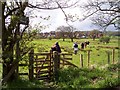 Footpath sign for Whalley Nab