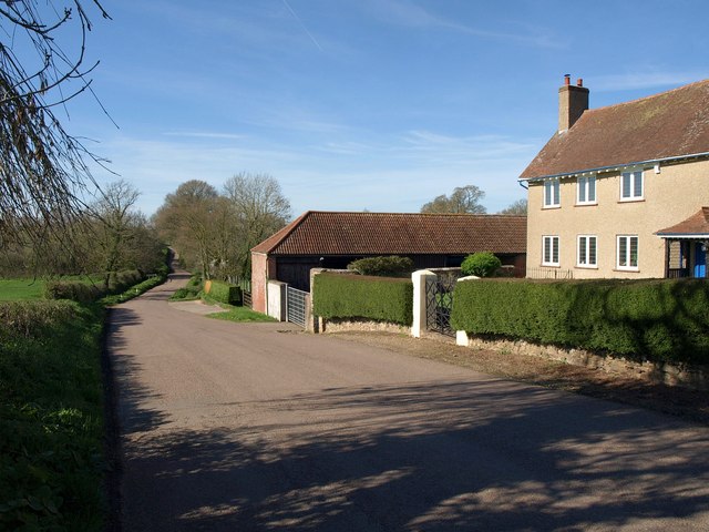 Lane past Glebe Farm