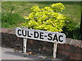 Cul-de-sac sign in Glenthorne Avenue, CR0