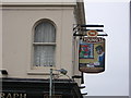 Thornton Heath: The Railway Telegraph pub, detail of sign