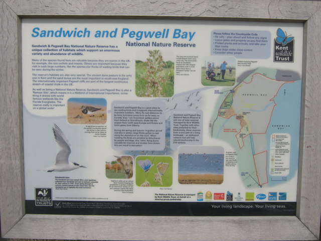 Sandwich and Pegwell Bay Information... © David Anstiss cc-by-sa/2.0 ...