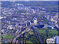 Elevated M4 at Boston manor from the air