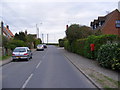 TM2963 : B1119 Saxmundham Road & Saxmundham Road Postbox by Geographer