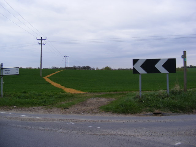 Footpath to the A1120