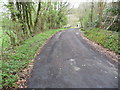 Lane over the old bridge at Pont-Ceri