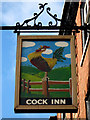 Sign for The Cock Inn